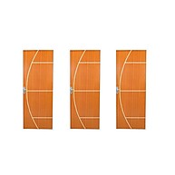 Porta de Madeira Decorada 215x85cm: Elegância Gaúcha - imagem 1