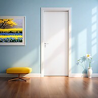 Porta de Madeira Lisa 210x90cm MGM: Elegância em Branco - imagem 1