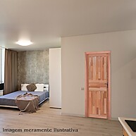 Porta de Madeira Maciça 210x80cm: Beleza e Durabilidade - imagem 1