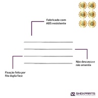 Kit Pestana de Porta Cromada HB20 e HB20S 2013-2019: Estilo e Proteção Premium - imagem 5