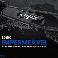 Kit Tapetes Internos e Porta Malas Premium Emborrachado Onix Plus 2020-2025 Impermeável - imagem 5