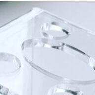 Porta Escova Acrílico Cristal: Elegância e Higiene - imagem 1