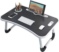 Suporte Dobrável para Laptop com Porta-Copos | Mesa Portátil para Trabalho e Estudo - imagem 2