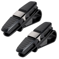 Kit 2 Porta Óculos e Cartão Suporte Clip Karbox Black Fumê - Essencial para seu Carro! - imagem 1