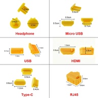 Protetores de Porta USB: Anti-Poeira para Celular e Laptop - imagem 2