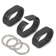 Porta-chaves de titânio, 3 chaveiros de liberação rápida com 3 chaveiros, chaveiro de titânio conectando para chaves de carro em casa - imagem 2