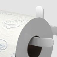 Porta Papel Higiênico de Chão Duplo: Prático e Estiloso - imagem 1