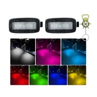 Luz de Cortesia LED 7 Cores para Porta Porsche Cayenne 2017-2023 | Sem Fio e Personalizada - imagem 1