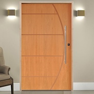 Porta Pivotante Imbuia 210x140cm Completa - imagem 1