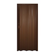 Porta Sanfonada PVC 60x210cm Mogno: Economize Espaço! - imagem 1