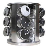 Porta Tempero Giratório Inox: Organize sua Cozinha! - imagem 1