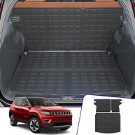 Tapete de Porta-Malas e Encosto Jeep Compass 2017-2023 | Proteção Total TPE All-Climate - imagem 1