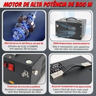 Compressor PCP Netpeato 300 Bar 12V/110V - Potência e Portabilidade para Seus Projetos - imagem 4