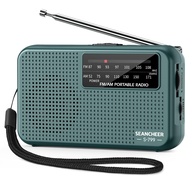 Mini Rádio SEANCHEER 799 AM/FM: Som Claro e Portabilidade Total com Bateria! - imagem 1