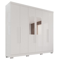 Guarda-Roupa Casal Branco: Espelho e 6 Portas! - imagem 2