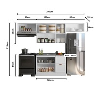 Cozinha Modulada Unna Yescasa: 4 Peças, 7 Portas! - imagem 2