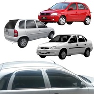 Calha de Chuva Adesiva Fumê para Chevrolet Corsa (1994-2016) 4 Portas - Proteção e Estilo - imagem 2