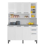 Armário de Cozinha Itatiaia 8 Portas e 2 Gavetas – Design Moderno e Muito Espaço Organizado - imagem 2