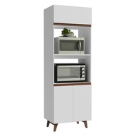 Torre Quente Madesa Reims 70 cm – 3 Portas Modernas em Branco | Organize com Estilo e Funcionalidade - imagem 4