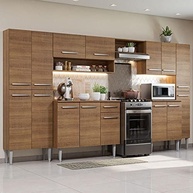 Cozinha Completa Madesa Emilly Joy 15 Portas 1 Gaveta Rustic - Design Moderno e Funcional - imagem 2