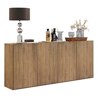 Aparador Buffet 4 Portas Veneza - Design Moderno e Resistente para Ambientes Sofisticados - imagem 2