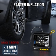NEXPOW Compressor de Ar Portátil 180 PSI: Inflador Sem Fio com Medidor Digital e Desligamento Automático - imagem 3