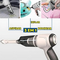 Aspirador de Pó Portátil Recarregável 3500Pa: Limpeza Poderosa e Sem Fio para Carro, Casa e Teclado - imagem 5