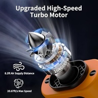 Socool Ventilador de Cintura Portátil com Clipe 360°, 5 Velocidades, Bateria 14500 mAh, Resfriamento Pessoal com Função Carregador - imagem 3