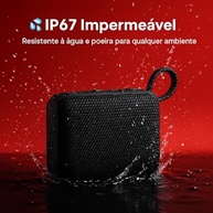 Caixa de Som Portátil GO 5W Bluetooth Impermeável IP67 - Som Potente e Limpo para suas Aventuras - imagem 4