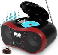 Rádio Portátil Multifuncional: CD Player, USB e Rádio AM/FM - Sua Música em Qualquer Lugar! - imagem 1
