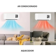 Aquecedor Refrigerador Portátil com Controle Remoto - Ar Condicionado Pessoal com Função Vento Frio e Quente - imagem 5