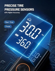 AstroAI L7: Compressor de Ar Portátil 150 PSI para Carro, Moto e Bike | Inflador Automático Digital - imagem 5