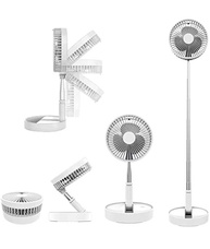 Ventilador Portátil Dobrável 7200mAh Silencioso com Design Retrátil D09 Luuk Young (Branco) - imagem 2