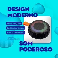 Caixa de Som Bluetooth à Prova d'Água Potente TWS IP66 com Clip - Som Imersivo e Portátil - imagem 4