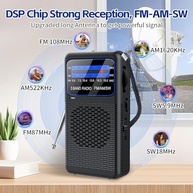 Rádio Portátil AM/FM/SW 3 Faixas com Lanterna LED - Seu Companheiro de Bolso - imagem 3