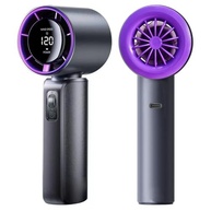Ventilador Portátil Turbo Recarregável com Display Digital | 15h de Uso, Velocidade Ajustável 1-120, Ideal para Viagens e Ambientes Quentes - imagem 2