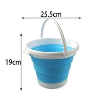 Balde de Silicone Dobrável 5L – Portátil e Multifuncional para Casa, Camping e Viagens - imagem 4