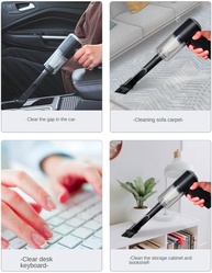 Aspirador Portátil Sem Fio Potente: Limpeza Rápida para Carro e Casa com Filtro HEPA - imagem 3