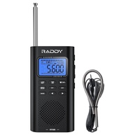 Rádio Digital Portátil Raddy RF886: AM/FM/SW/VHF/WB com Bluetooth e Alerta NOAA - imagem 1