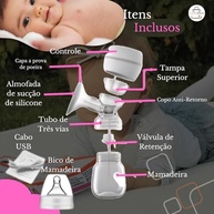 CLICK PUMP Bomba Elétrica de Tirar Leite Portátil com Tela LED, 9 Níveis de Sucção, Baixo Ruído e Protetor de Mama - Ideal para Amamentação Confortável - imagem 4