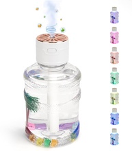 Umidificador 3 em 1 Portátil 500ml com Luz Noturna LED 7 Cores e Aromaterapia - imagem 1
