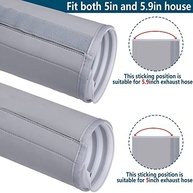 Capa Isolante para Mangueira de Ar Condicionado Portátil - 12,7cm e 15cm - Fácil Instalação com Velcro - imagem 4