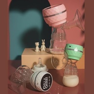 Bomba Elétrica Portátil para Extração de Leite Materno Silenciosa 180ml Recarregável USB - imagem 3