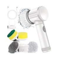 Escova Elétrica de Limpeza Portátil 5 em 1 Sem Fio - Limpador Multiuso Prático para Cozinha e Banheiro - imagem 1