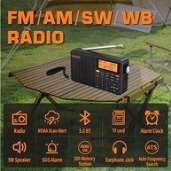 Rádio Meteorológico Portátil XHDATA D109WB: AM/FM/SW/LW/WB com Alerta NOAA, Bluetooth e MP3 - imagem 3
