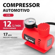 Compressor de Ar Portátil 12V MTX: Potência e Praticidade para Seu Veículo - imagem 3