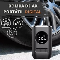 Mini Bomba de Ar Portátil Novavida: Inflagem Rápida e Digital com Calibrador USB - imagem 3