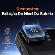 Power Bank 20000mAh com Cabo Integrado: Carga Rápida e Portátil para iOS/Android - imagem 4