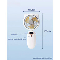 Mini Ventilador USB Recarregável com LED – Refrescância Portátil! - imagem 1