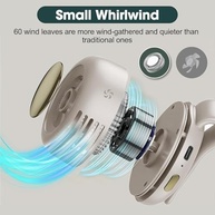 Mini Ventilador Portátil Sem Lâmina 3 Velocidades – Refresque-se Silenciosamente em Qualquer Lugar - imagem 5